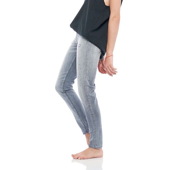 Sandrine Rose High Waisted Skinny Jeans Size 30 Distressed Grey - Picture 2 of 7